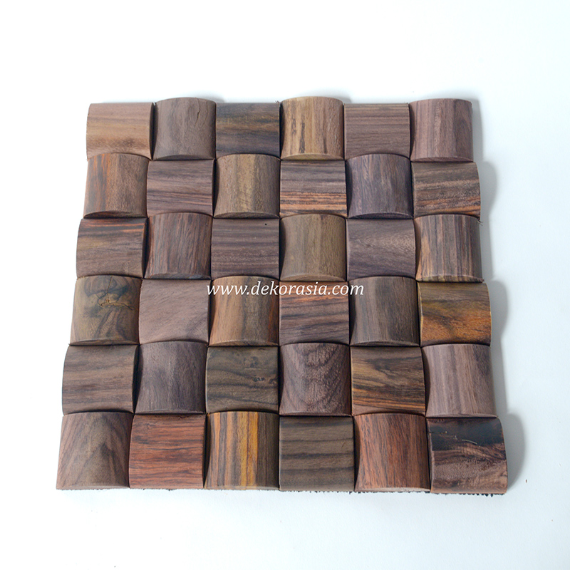 Wood Wall Flooring Log Rosewood, Natural Wood Wall Cladding